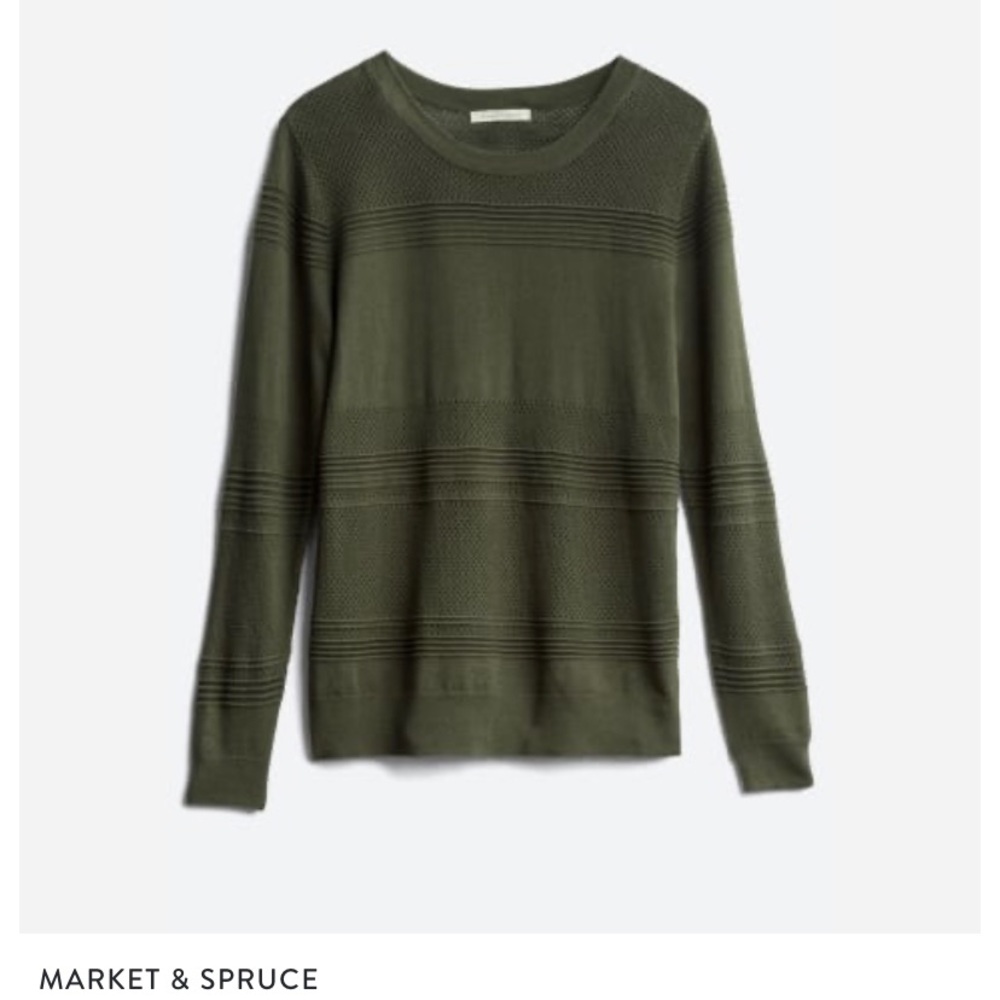 Rowan Textured Cotton Pull Over Market & Spruce